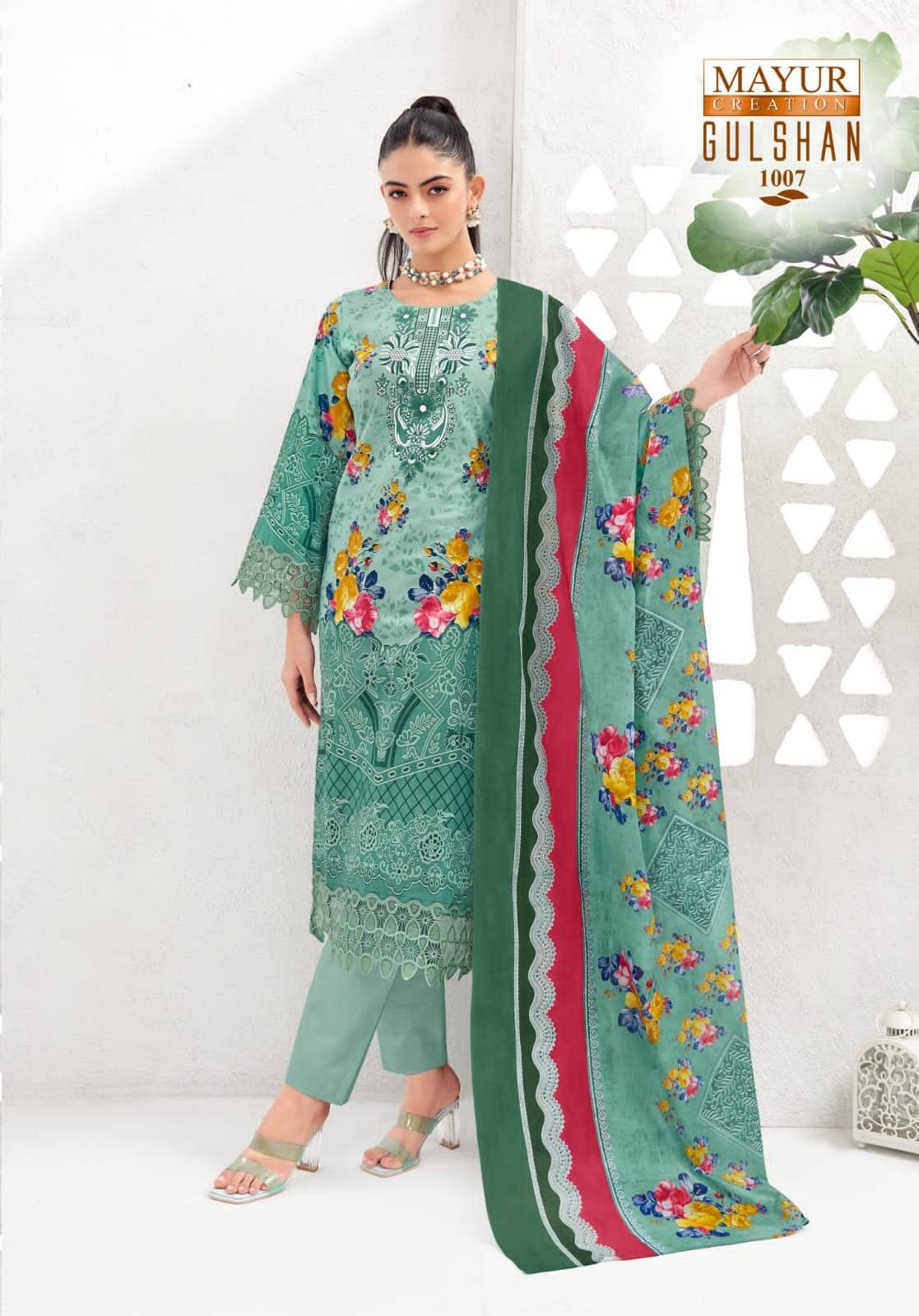 Mayur gulshan vol-01 karachi cotton wholesale dress material